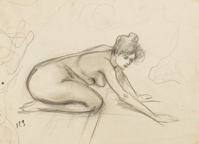 Studio di un nudo, c.1900 da Albert de Belleroche